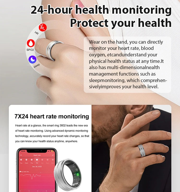 Intelligent Fitness Smart Ring