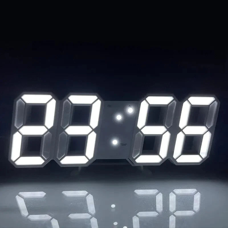 3D Digital Wall Clock Decoration for Home