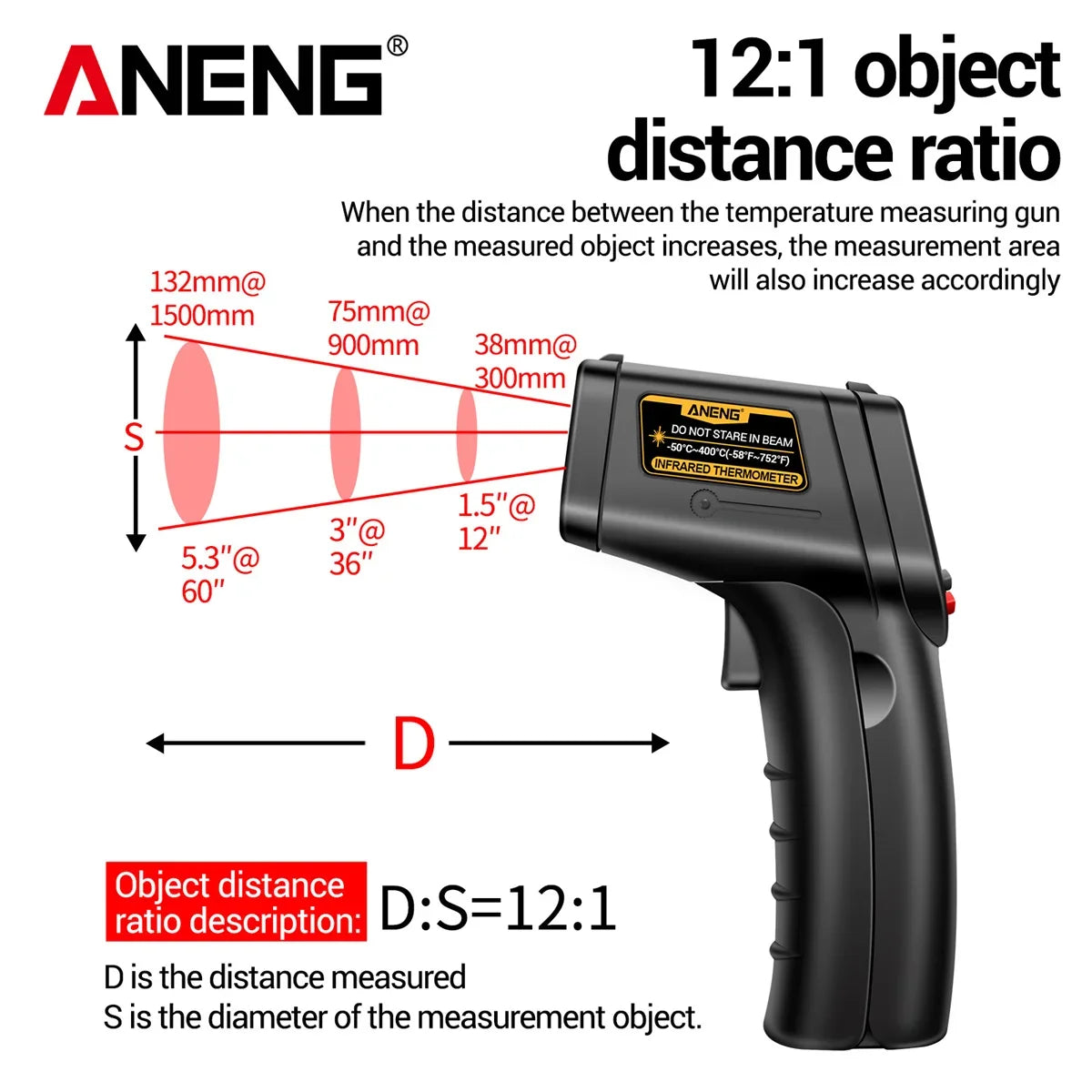 Infrared Thermometer Hygrometer