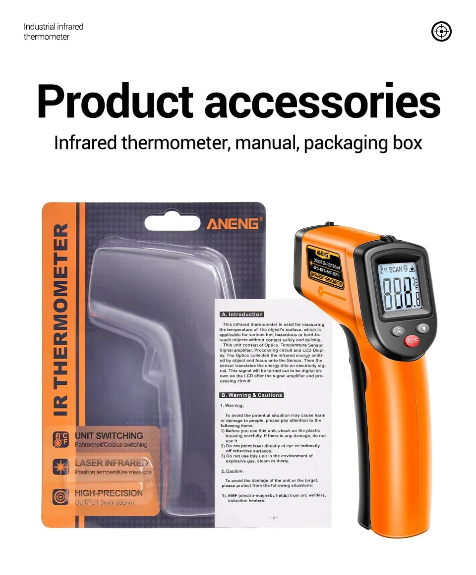 Infrared Thermometer Hygrometer