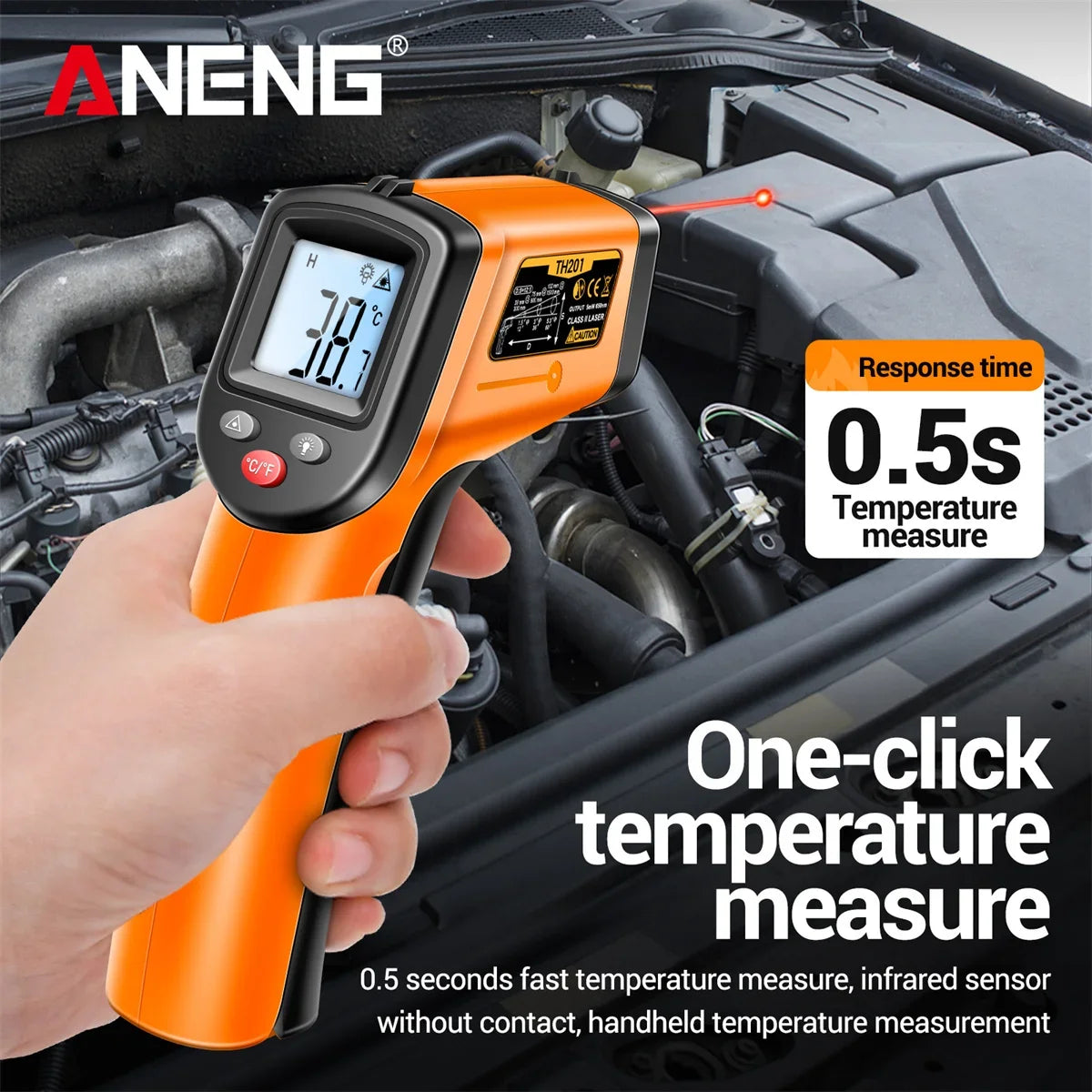 Infrared Thermometer Hygrometer